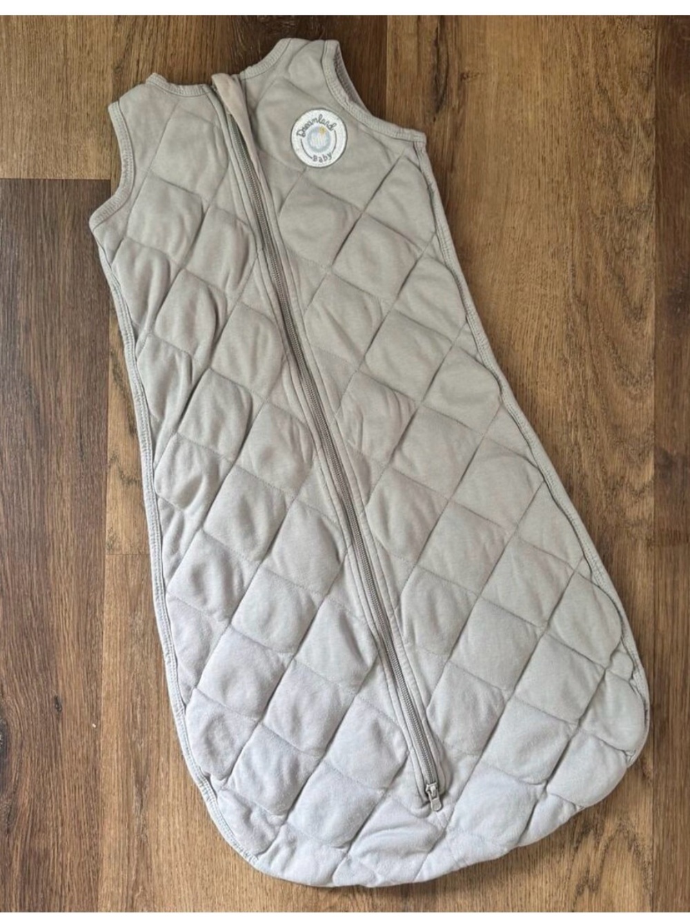 Dreamland sleep Sack Quilted Baby Swaddle - Light grey